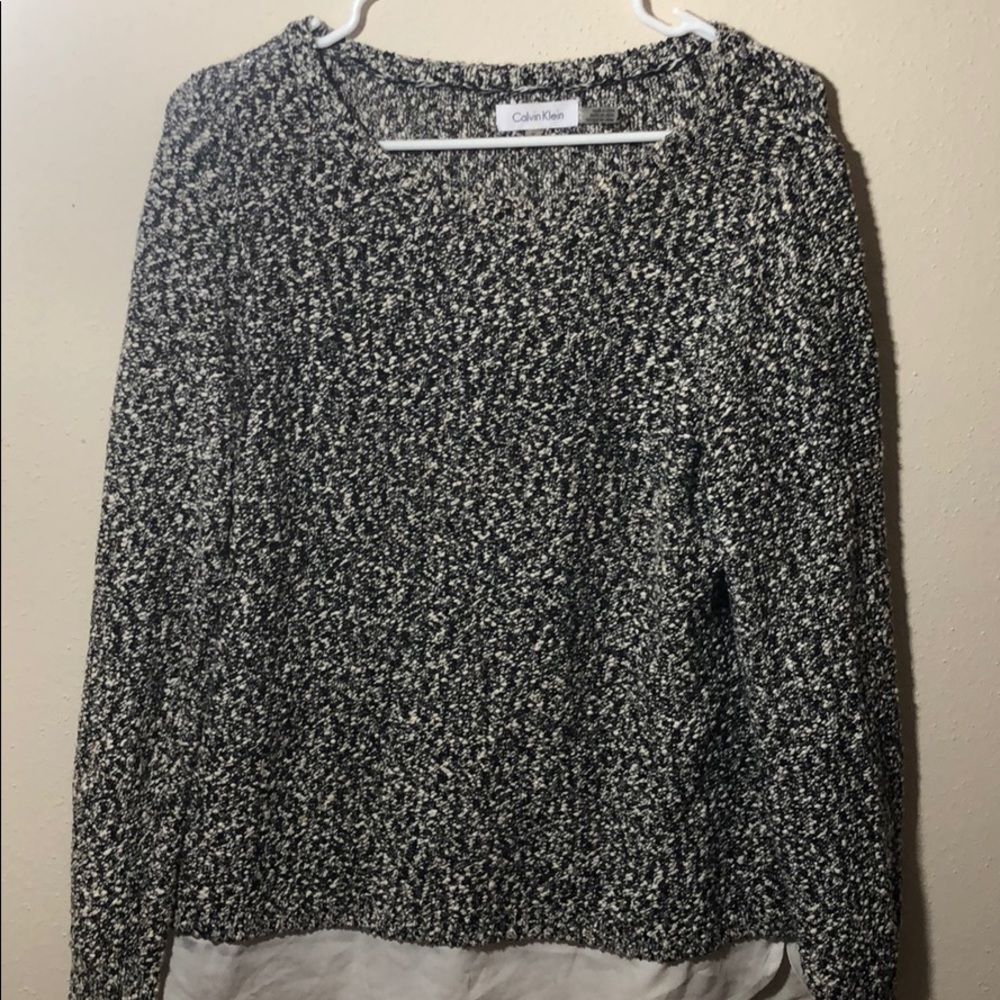 Calvin Klein Polyester/cotton Sweater Size M
